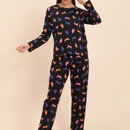 Sweet Dreams Women Printed Night suit-image-75