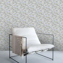 Fedora Wallpapers Blue & Beige 3D PrintedWaterproof PVC Wallpaper-image-83