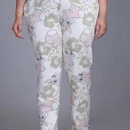IN Love Printed Cotton Mid-Rise Lounge Pants-image-15