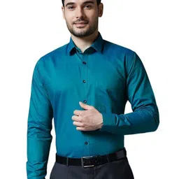 Allen Brown Men Straight Regular Fit Shirt-image-83