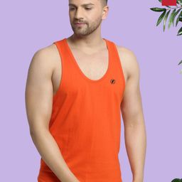 Friskers Men Pack Of 2 Cotton Anti-Bacterial Innerwear Gym Vest-image-101