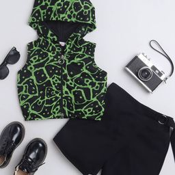 taffykids Girls Printed Top with Shorts-image-43