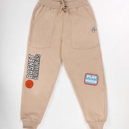 KiddoPanti Boys Typography Printed Mid-Rise Regular Fit Joggers-picture-20