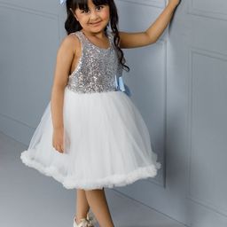 The Lush Affair Net A-Line Dress-image-87