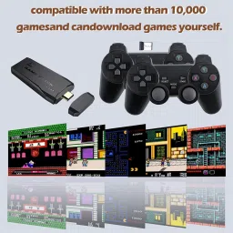 Avista 2.4G Wireless Controller Gamepad 4 GB with Preloaded Games: Enjoy a vast library of classic and modern games image 2