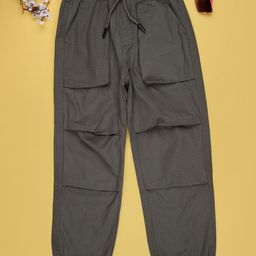 V-Mart Boys Mid-Rise Cotton Regular Fit Jogger Trousers-picture-9