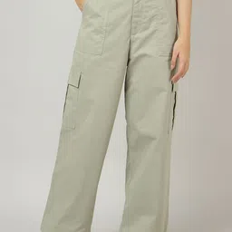 Sands of India Women Relaxed Wide Leg High-Rise Cargos-picture-42