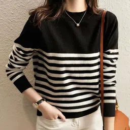 StyleCast Women Striped Pullover-picture-46