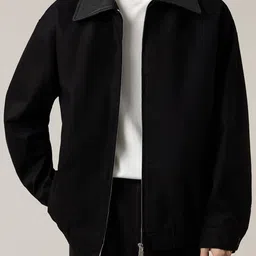 HERE&NOW Men Spread Collar Solid Casual Tailored Jacket-picture-36
