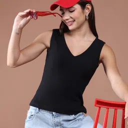 UnaOne Women Cotton Sleeveless Top-image-66