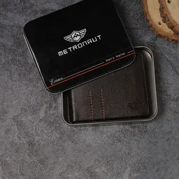 Metronaut Men Leather Two Fold Wallet-10