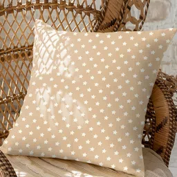 CASABLEU Spring Gallery Cream & White 2 Pieces Quirky Printed Square Cushion Covers-picture-5