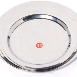 Stainless Steel Ciba Tope Lid, Set of 4 (Medium Sizes 11-14; 18.3, 20, 21.3, 22.8 cms) 18.3 inch, 20 inch, 21.3 inch, 22.8 inch Lid Set-17