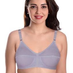 FEATHER LINE Grey Bra Full Coverage-image-66