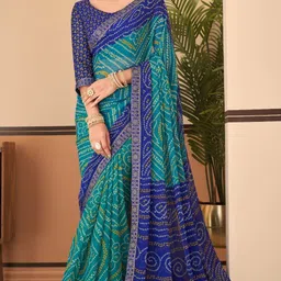 Reboot Fashions Bandhani Pure Chiffon Bandhani Saree-image-11