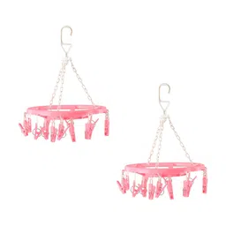 Aura Pack Of 2 Cloth Drying Hanger With 16 clips-image-23