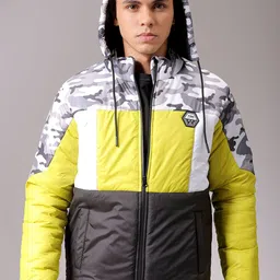 The Indian Garage Co Men Hooded Camouflage Printed Casual Padded Jacket-picture-25