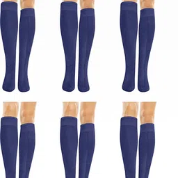 MUKHAKSH Unisex Blue Socks-picture-14