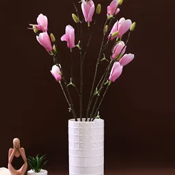 Myntra Elegant Homes White Textured Ceramic Vase-image-44