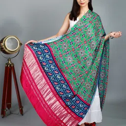 Exotic India Ethnic Motifs Printed Dupatta-picture-45