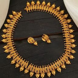 Rangrozo Jewellery Gold-Plated Stone-Studded Jewellery Set-image-29