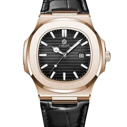 Carlton London Men Dial & Leather Straps Analogue Watch CLJOR-004-58