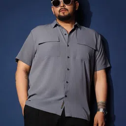 Instafab Plus Men Comfort Opaque Casual Shirt-image-88
