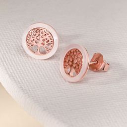TOUCH925 925 Silver Gold-Plated Contemporary Shaped Studs-image-17