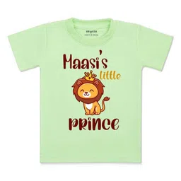 Arvesa Kids Typography Printed Applique T-shirt-image-81