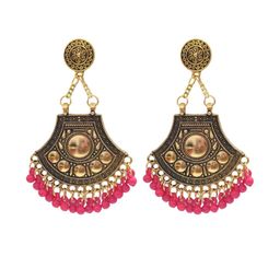 Weariton Women Pink Chandbalis Earrings-image-99
