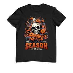 TeeSlix Unisex Black Tshirts-39
