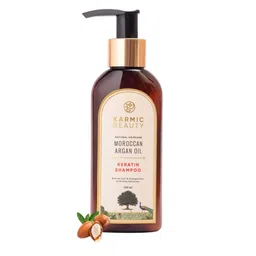 KARMIC BEAUTY Keratin Shampoo with 100% Organic Moroccan Argan Oil - 100 ml-2