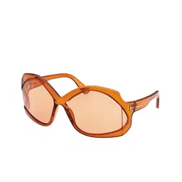 Tom Ford Women Brown Lens & Brown Butterfly Sunglasses with-picture-5