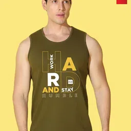 WOOSTRO 2-Pcs Printed Odour-Free Cotton Innerwear Vests VWS26(RUN RED)(HARD OLIVE)-image-27