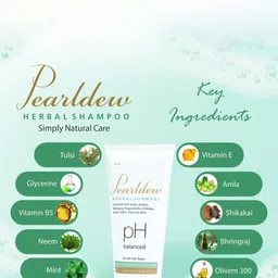 Pearldew Set Of 4 Herbal Shampoo With Amla & Neem - 100 ml Each image 2