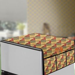The Furnishing Tree Yellow Plastic Refrigerator Cover-image-93