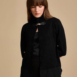 Kazo Women Longline Open Front Jacket-image-8