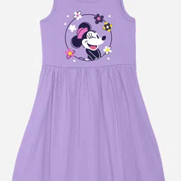 YK Disney Girls Print Fit & Flare Dress-picture-39