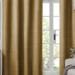 Myntra Elegant Homes Mustard Set of 2 Black Out Door Curtain-image-62