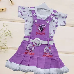 FASHION GRAB Floral Print Flutter Sleeve Denim A-Line Dress-40