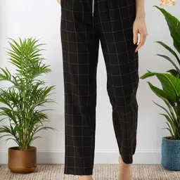 Kryptic Women Pack Of 2 Pure Cotton Mid-Rise Lounge Pants-picture-23