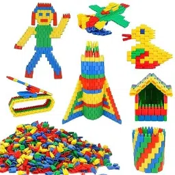 Best quality Gift Nontoxic Learning educational Building construction Set 100PCs-24