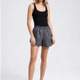 GAB Women Printed Loose Fit High-Rise Shorts-picture-42