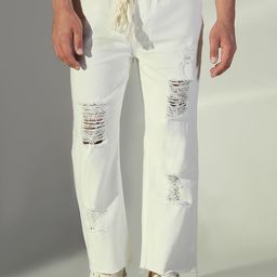 SHOWOFF Men Comfort Straight Fit Highly Distressed Jeans-picture-27
