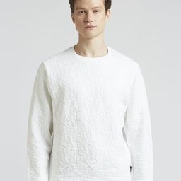Pepe Jeans Men Self Design Round Neck Cotton Pullover Sweatshirt-picture-20