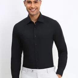 Allen Solly Sport Men Spread Collar Solid Cotton Slim Fit Formal Shirt-picture-8