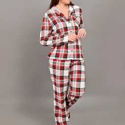 NoBarr Checked Collar Shirt With Trousers Co-Ords-picture-53