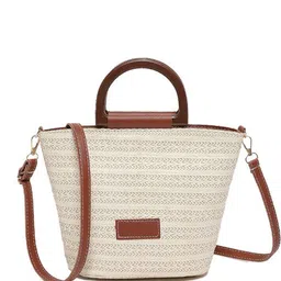 StyleCast x Revolte Women Textured Bucket Hobo Bag-10