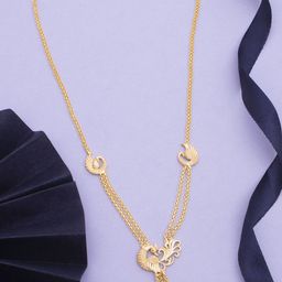Ramdev Art Fashion Jwellery 22K Gold Plated Artificial Stones and Beads Mangalsutra-image-12