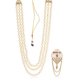 JIYANSHI FASHION Gold-Plated Alloy Jewellery Set-image-86